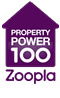 Zoopla Property Power 100 logo